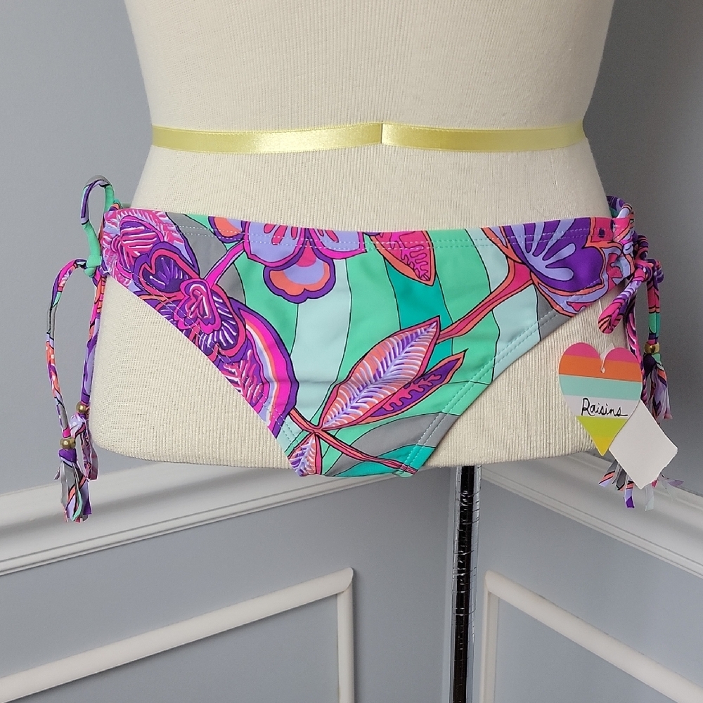 Raisins Multicolor Floral Bikini Bottom